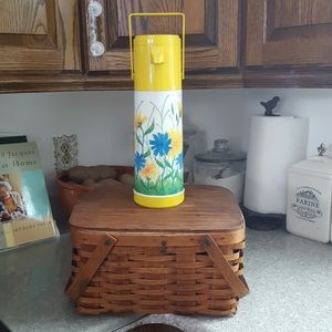 Vintage ALLADIN Pump-A-Drink Thermos 1 Qt.